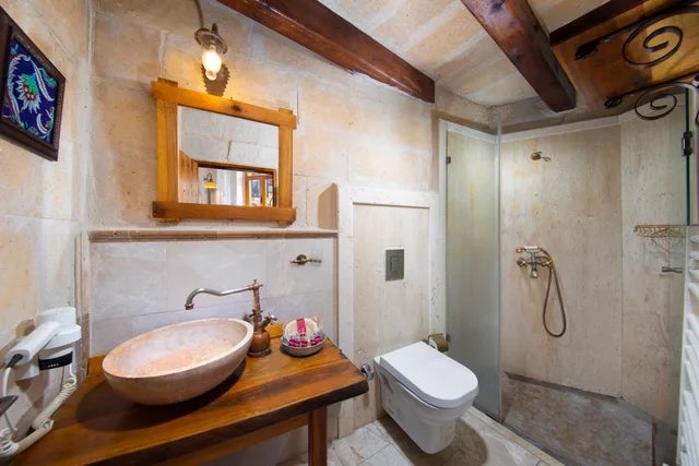 غرفة بسرير كوين، Terra Cave Hotel 6/6