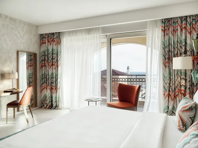 غرفة ديلوكس بسريرين منفصلين بإطلالة على البحر، The Chedi Lustica Bay Hotel 8/10