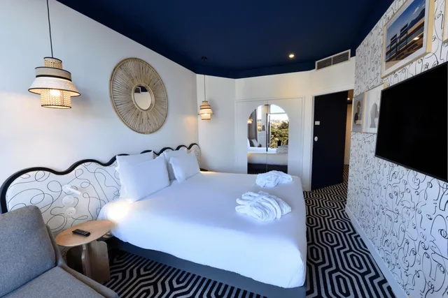 غرفة ثلاثية بإطلالة على البحر، Hotel Albert 1er Nice 6/10
