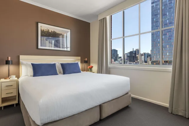 شقة بسرير كينج وسريرين منفصلين بإطلالة على المدينة بغرفتي نوم، Oaks Sydney Goldsbrough Suites 2/10