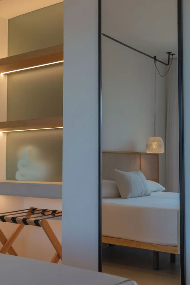 غرفة بسرير مزدوج أو سريرين منفصلين بشرفة، Serawa Moraira Hotel 7/8