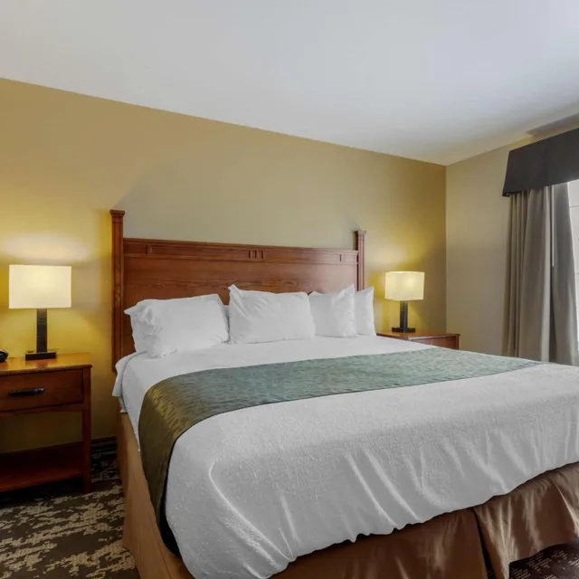 غرفة كبيرة بسرير كينج يُسمح فيها بالحيوانات الأليفة، Best Western Plus Red River Inn 2/5