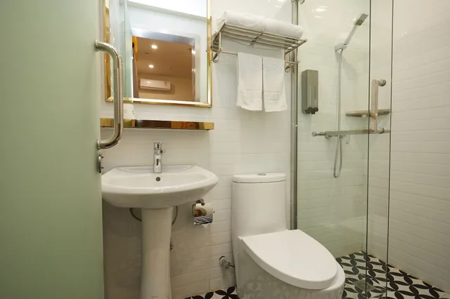 غرفة عائلية بأسرّة بطابقين، Shanghai Meego Youth Hostel 2/3
