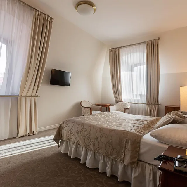 غرفة ديلوكس بسرير مزدوج، Hotel Hoffmeister and Spa 8/10