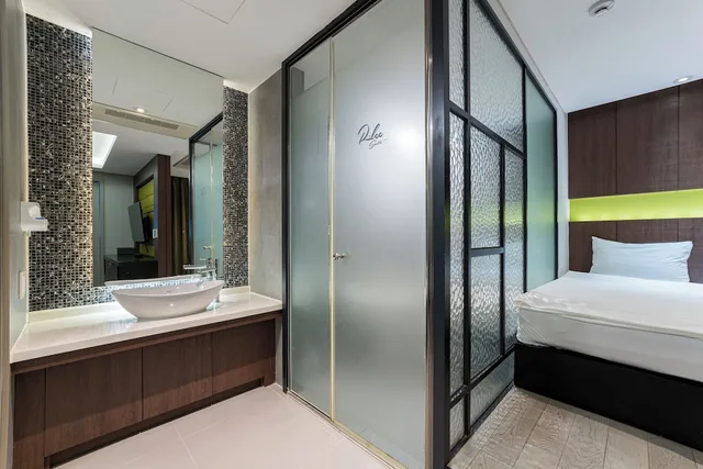 غرفة بريميير عائلية بسريرين منفصلين وسرير مزدوج وسرير فردي، Brown Dot Hotel Incheon Songdo 4/4