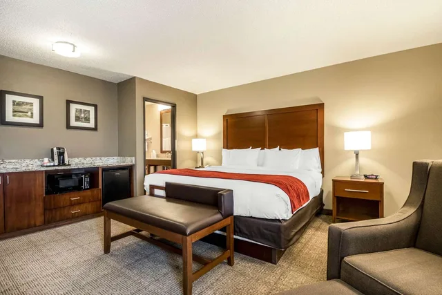 غرفة بسرير كينج، Comfort Inn Ottawa Starved Rock Area 2/2