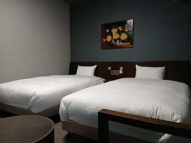غرفة بسريرين منفصلين، Hotel Route Inn Saga Ekimae 1/5