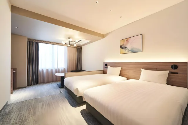 غرفة ثلاثية بسريرين منفصلين، Hotel Grand Tiara Anjo 1/2