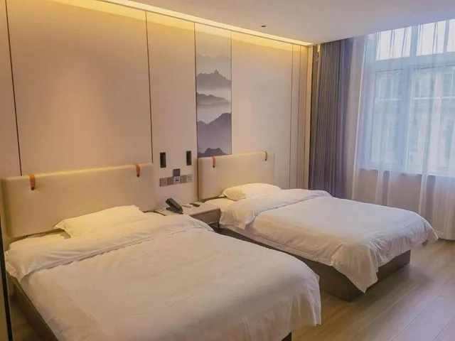 Smart, 2 Double Beds، GreenTree Inn Yangzhou Jiangdu Development Zone Daqiao Town Express Hotel 1/1
