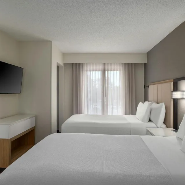 جناح بسريرين مزدوجين مع سرير سحّاب إضافي مع أريكة لذوي الإعاقة، Springhill Suites By Marriott Boca Raton 1/3