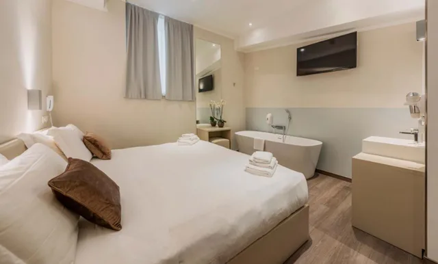 غرفة كومفورت مفردة بسرير مزدوج، Spark by Hilton Milan Linate Airport 2/4