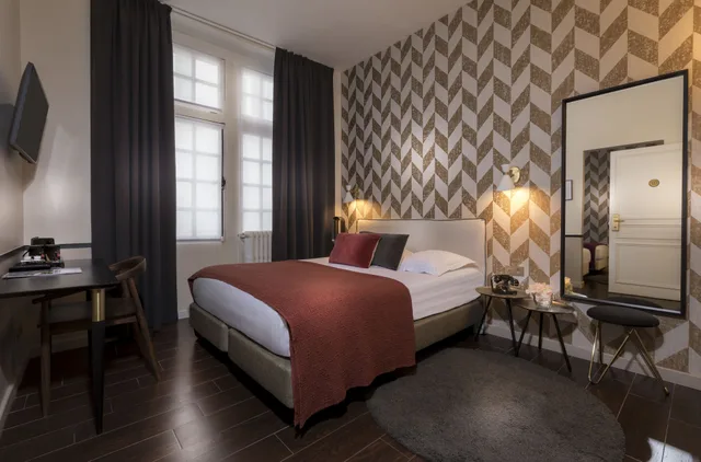 غرفة كلاسيكية بسرير مزدوج، Hotel Jeanne D Arc Le Marais 2/4