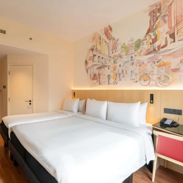 غرفة سوبيريور عائلية بسرير كينج وسرير فردي، Ibis Singapore on Bencoolen 5/20