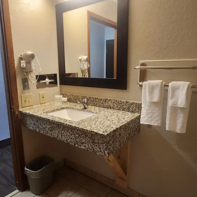 غرفة ديلوكس بسرير كينج مع أريكة، Ramada by Wyndham Cedar Rapids South 3/3
