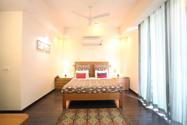 شقة فاخرة بسرير كوين بغرفة نوم واحدة، Perch Service Apartments - Gurgaon 5/9
