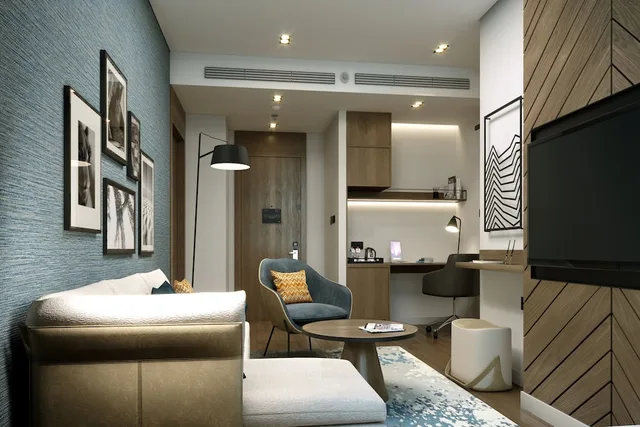 غرفة تنفيذية بسرير كينج بإطلالة على المدينة، Four Points by Sheraton King Abdulaziz Road 5/7