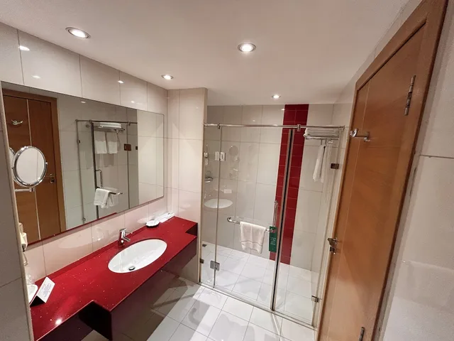 غرفة بسريرين منفصلين بإطلالة على المدينة، Golden Tulip Muscat 9/9
