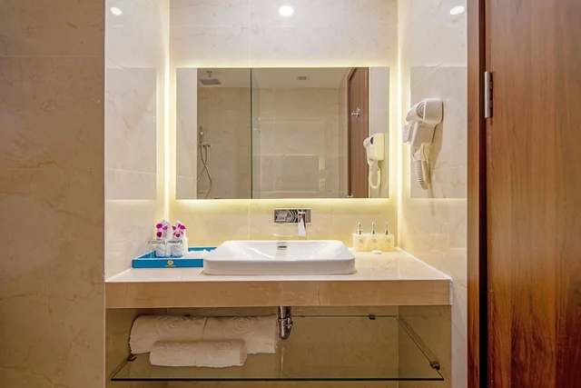غرفة سوبيريور بسريرين منفصلين بإطلالة على النهر، Gold Plaza Hotel Da Nang 4/5