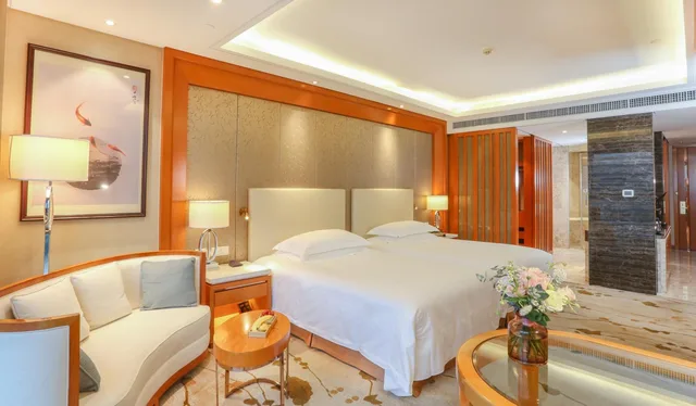 غرفة بزنس بسرير فردي بإطلالة على النهر، Yiwu Shangcheng Hotel 8/10