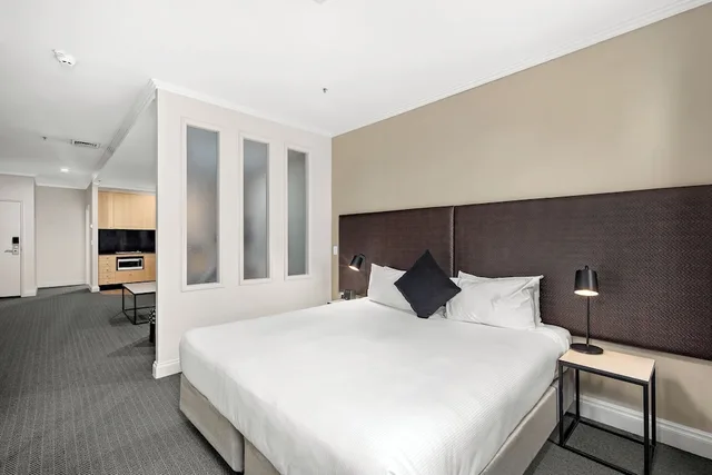 1 Bedroom, Urban, Apartment, Twin Beds، Melbourne City Suites 1/4