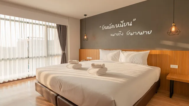 غرفة بريميير فاخرة بسرير مزدوج، B2 Surat Thani Premier Hotel 3/4