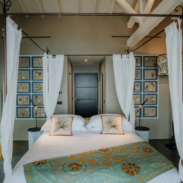 غرفة بسرير مزدوج بشرفة، Hotel Villa Ducale 1/4