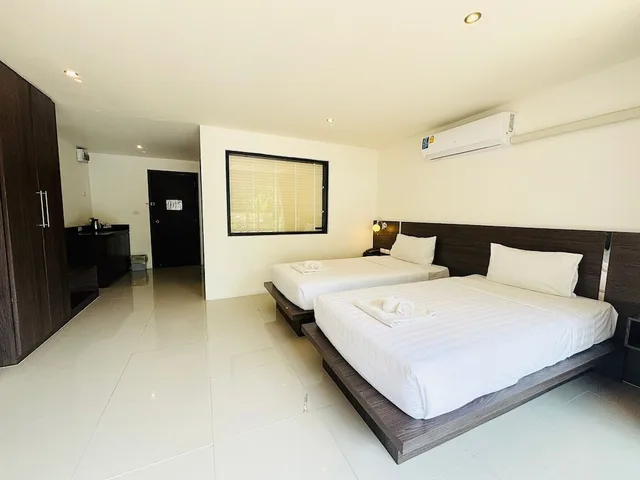 Sunset, Twin Beds، Oceanview Treasure Hotel & Residence 5/6