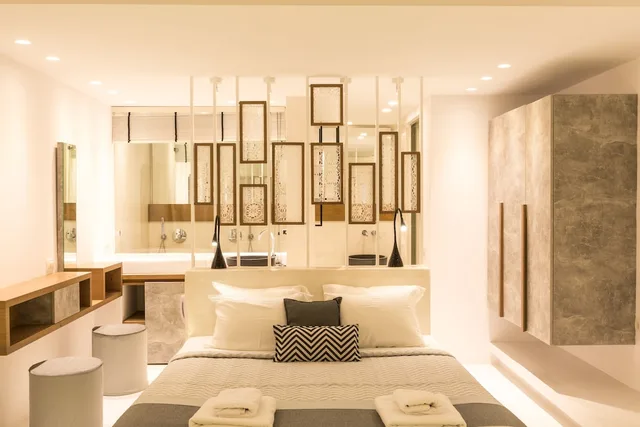 جناح ديلوكس بسرير مزدوج بجاكوزي، Oia Suites 10/10