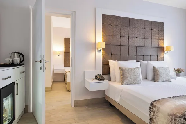غرفة متصلة بسريرين مزدوجين بإطلالة على البحر، Elite Hotel Bodrum 4/7