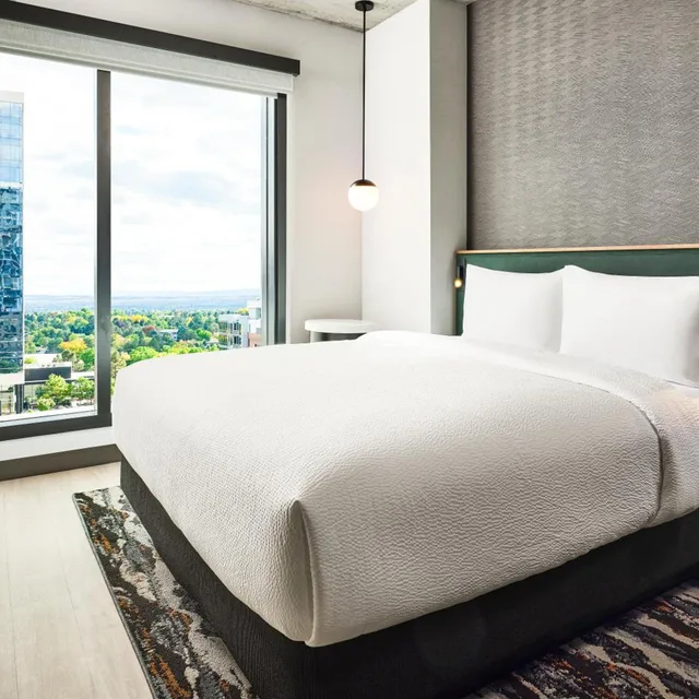 جناح بسرير كينج بغرفة نوم واحدة مع أريكة، Apiary Hotel Belleview Station 1/1