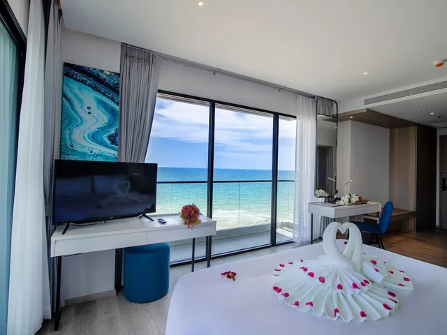 جناح تنفيذي بسرير كينج بإطلالة على البحر، Fortune Saeng Chan Beach Rayong 6/10