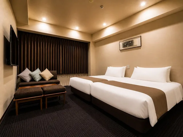 جناح ديلوكس بسرير كوين وسرير فردي بغرفة نوم واحدة بجاكوزي، Randor Residential Hotel Kyoto Suites 3/10