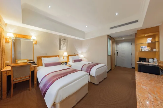 غرفة بسريرين منفصلين، Cosmos Hotel Taipei 3/5