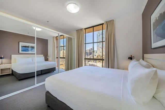 2 Bedrooms, Executive, Apartment, City View, Two Story، Oaks Sydney Goldsbrough Suites 4/20