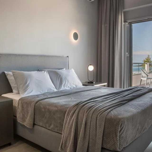 Deluxe, Double Bed, Sea View, Balcony, Limanaki Hotel 1/10