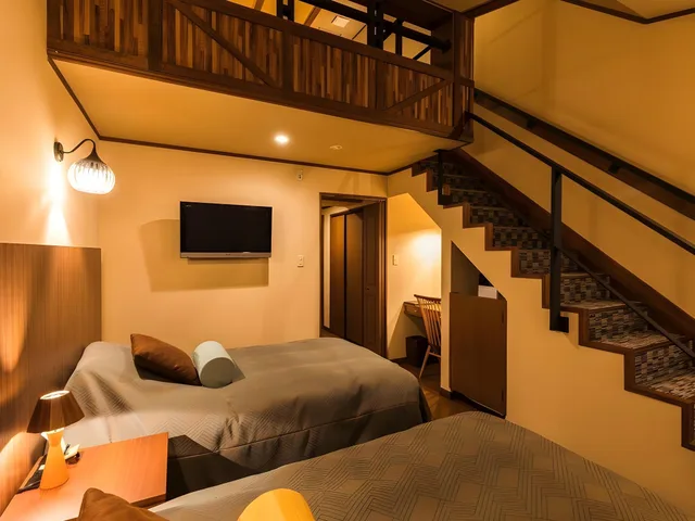 دوبلكس بسريرين منفصلين، Hotel Jogakura 1/1