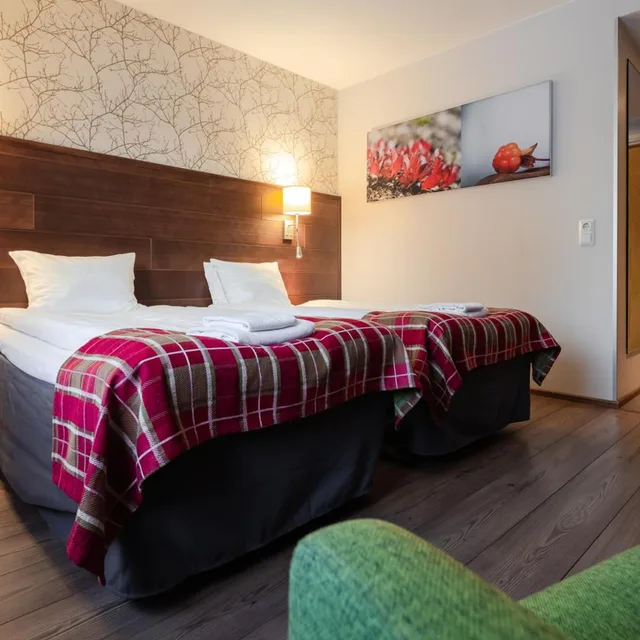 Room, Twin Beds, Sauna، Lapland Hotels Sirkantahti 4/10