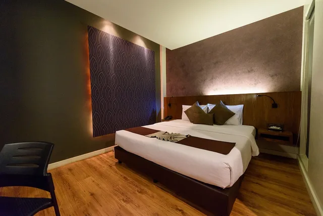 جناح بسرير مزدوج بإطلالة على المدينة بغرفة نوم واحدة، Siam Swana Hotel 2/3
