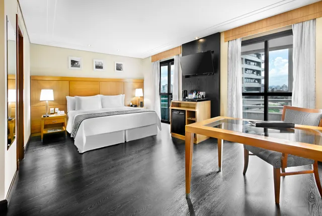 غرفة ديلوكس بسرير كينج بشرفة، Melia Jardim Europa 5/10
