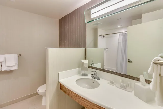 غرفة بسرير كينج بشرفة مع أريكة، Courtyard St Petersburg Clearwater Madeira Beach 9/9