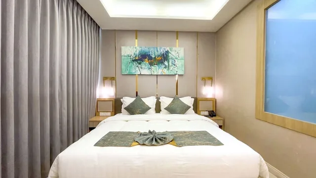 غرفة ديلوكس بسرير كوين، Elegant Bangkok Hotel 5/9