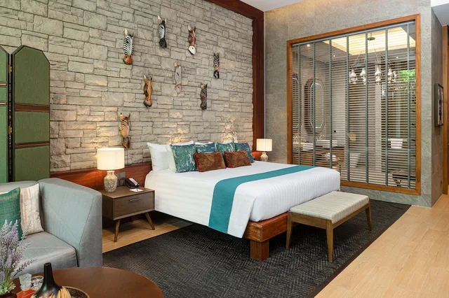 1 Bedroom, Emerald, Villa, King Bed, with Pool، The Gems Mining Pool Villas Pattaya 4/8