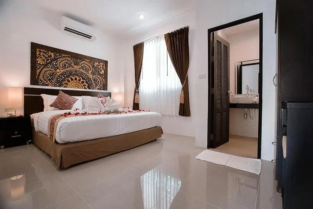 فيلا بريميوم بسريرين كينج بإطلالة على المسبح بغرفتي نوم مع أريكة بمسبح خاص، Lux Family Villas 5/10