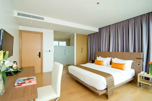 غرفة ديلوكس بسرير كينج بإطلالة على البحر، Seven Zea Chic Hotel 6/9