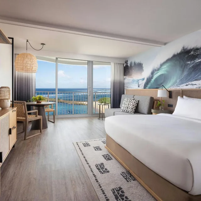 Resort, King Bed, Partial Ocean View, Sofa، The Ritz-Carlton O ahu, Turtle Bay 1/3