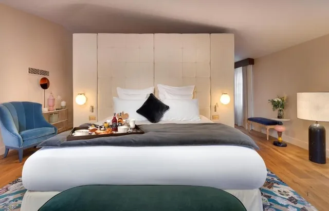 غرفة غراند بسرير كينج، Hotel Richer de Belleval 1/4