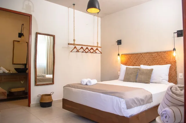 غرفة قياسية بسرير كوين، Agam Hotel Boutique Bacalar - Adults Only 1/5