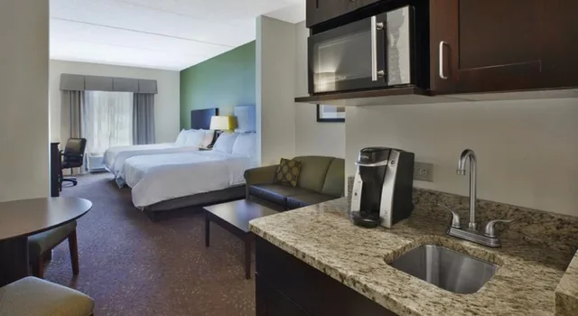 جناح بسريرين كوين بمنطقة جلوس، Holiday Inn Express Hotel Suites Saginaw 3/3