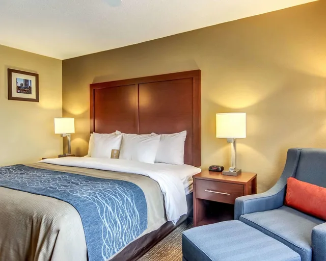 جناح بسرير كينج مع أريكة، Comfort Inn and Suites Grafton Cedarburg 1/3