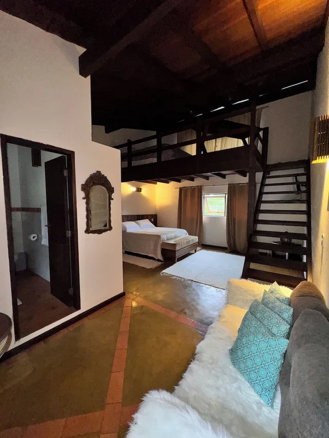 Mezzanine, Apartment, 2 Double Beds، Pousada Jardim das Montanhas 4/5